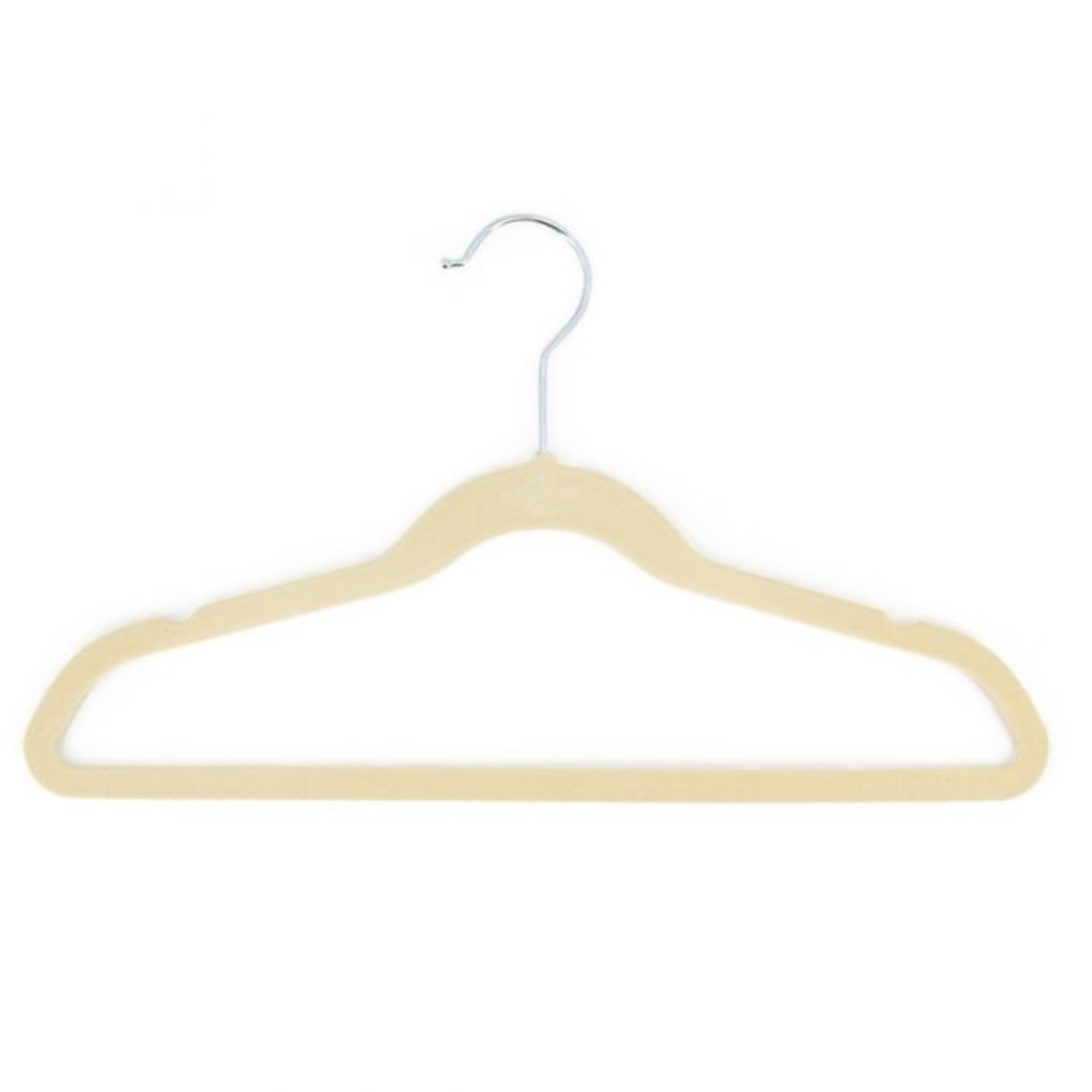 NIB Baby velvet hangers cream color